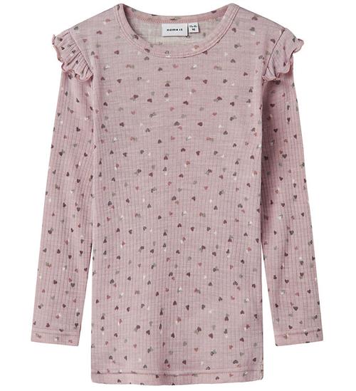 Name It Bluse - Uld - NmfWomi - Shadow Gray/Duts