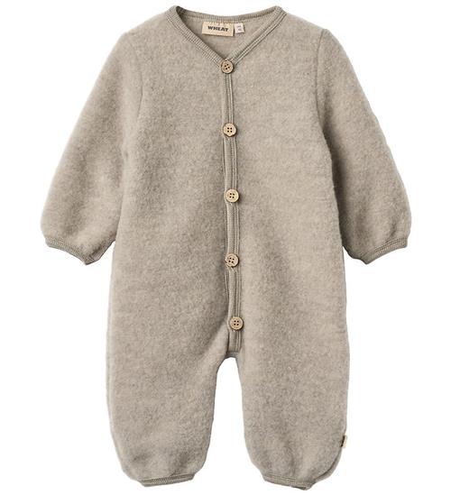 Wheat Heldragt - Uldfleece - Levi - Khaki Melange