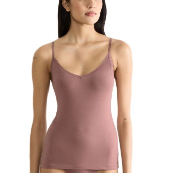 Sloggi GO Daily Cotton Spaghetti Top Brun bomuld Large Dame