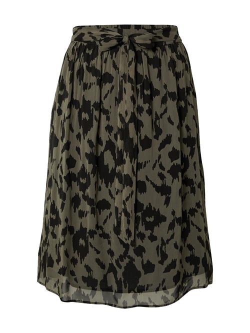 Se ABOUT YOU Nederdel 'Inka'  khaki / sort ved About You