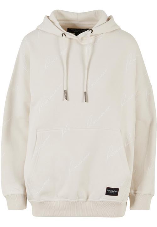 ROCAWEAR Sweatshirt 'Miami'  sort / hvid / offwhite