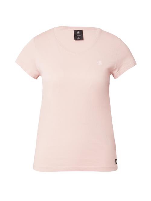 G-STAR Shirts 'Eyben'  pastelrød / hvid