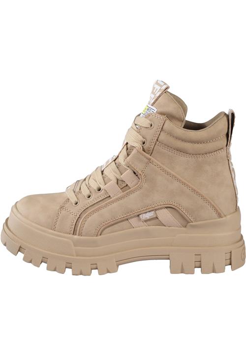 BUFFALO Snørestøvletter 'Aspha'  beige / gul / hvid