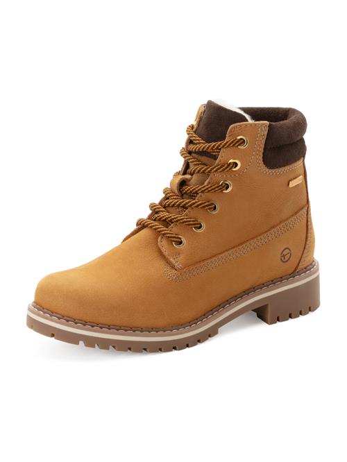 Tamaris Snørestøvletter  cognac / mørkebrun