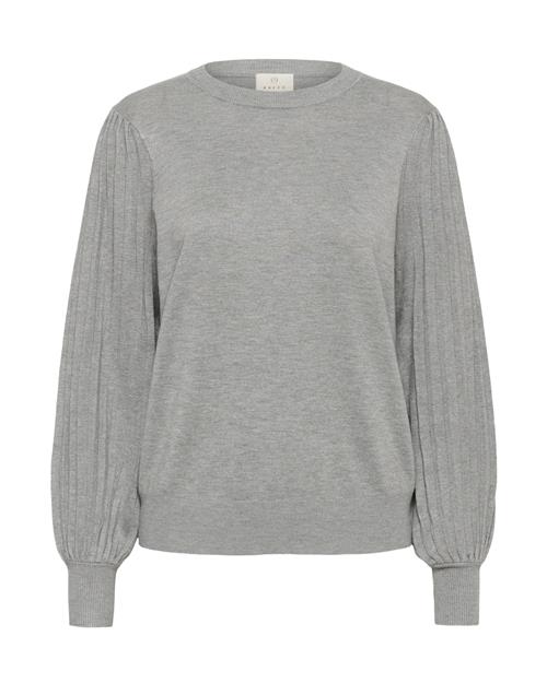 Kaffe Pullover 'Alone'  grå-meleret