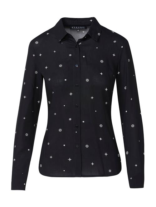KOROSHI Bluse  sort / hvid