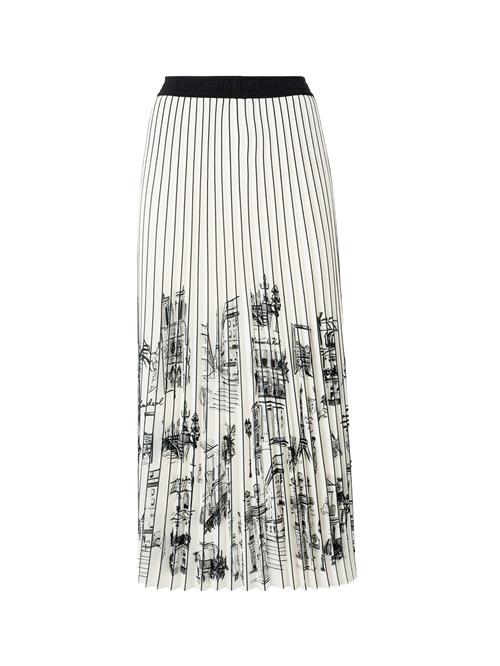 Karl Lagerfeld Nederdel 'PARIS'  sort / offwhite