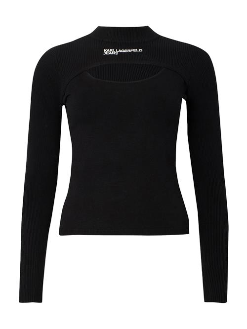 KARL LAGERFELD JEANS Pullover  sort / hvid