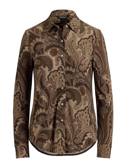 Lauren Ralph Lauren Bluse  mørkebeige / brun / mørkebrun / taupe