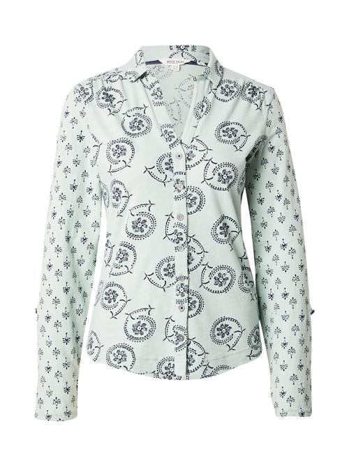WHITE STUFF Bluse 'ANNIE'  stone / lysegrøn