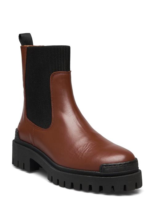 Booties - Flat - With Elastic ANGULUS Brown