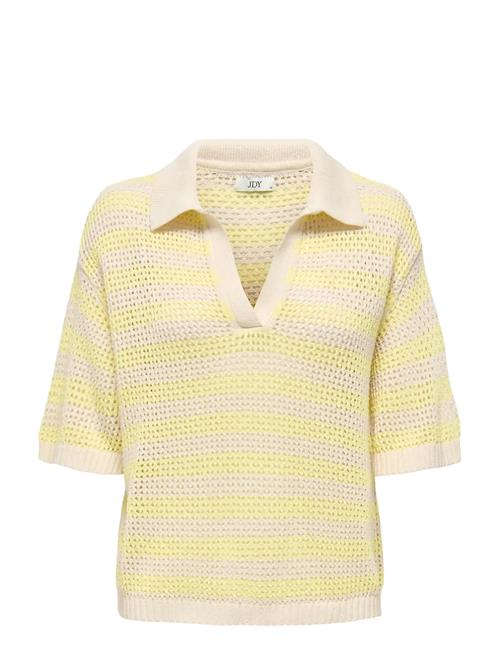 Jdytikka S/S Polo Pullover Knt Noos JDY Yellow