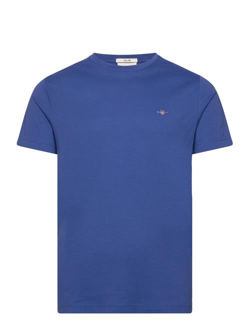 Se Slim Shield Ss T-Shirt GANT Blue ved Booztlet