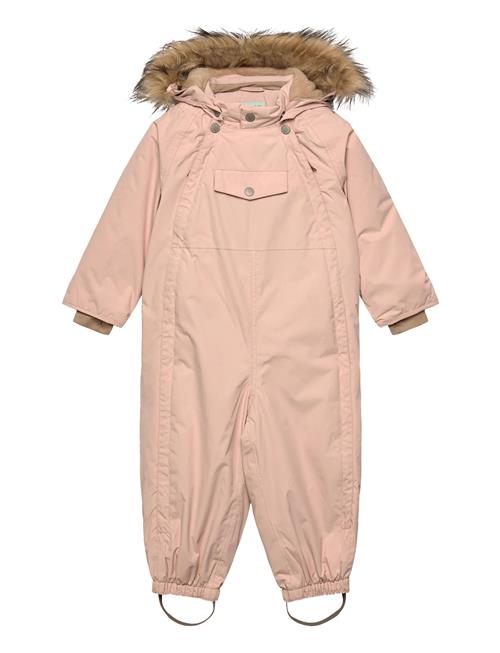 Matwisti Fleece Lined Snowsuit Fake Fur. Grs MINI A TURE Pink