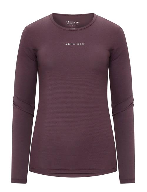 Jacquard Ls Top Röhnisch Burgundy