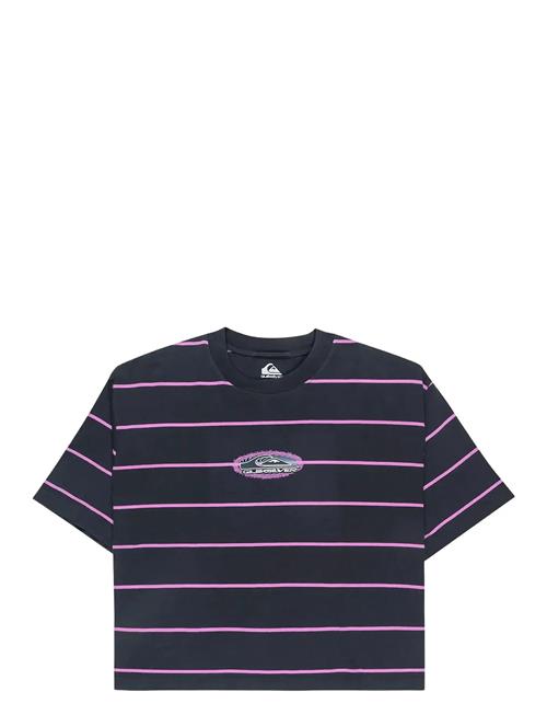 Se Stripart Ss Tee Quiksilver Navy ved Booztlet