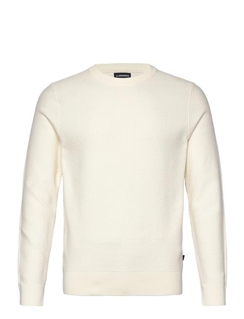 Se M Cotton Structure Sweater J. Lindeberg White ved Booztlet