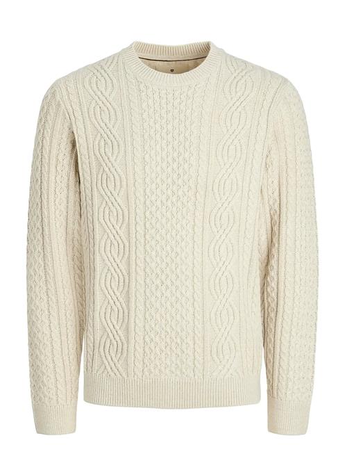 Jack & Jones Jprblusean Knit Cable Crew Neck Jnr Jack & J S Cream