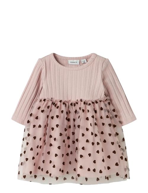 Nbfnea Ls Tulle Dress Name It Pink