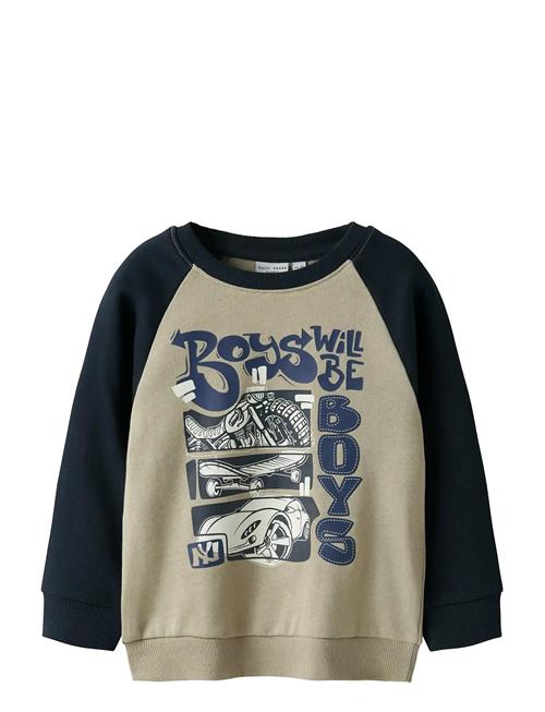 Nmmvildar Ls Sweat Box Bru Name It Beige