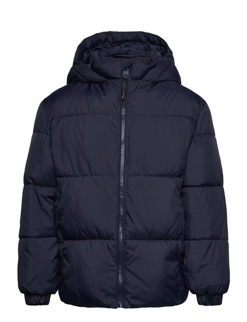 Hood Puffer Coat Mango Navy