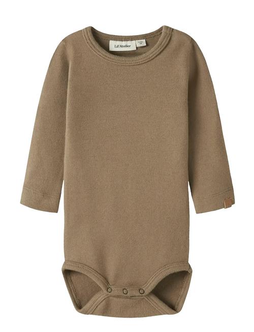Nbmthoro Leo Ls Slim Body Lil Lil'Atelier Brown