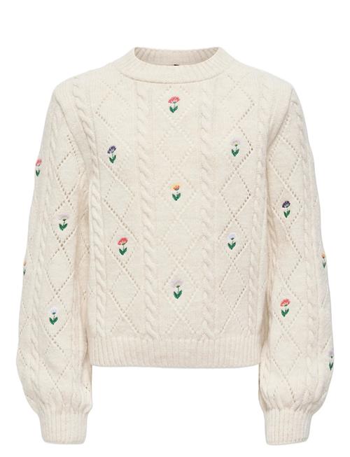 Kogflower L/S O-Neck Knt Kids Only Cream