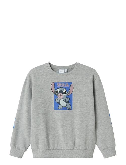 Nkfakira Stitch Rlx Sweat Bru Wdi Name It Grey