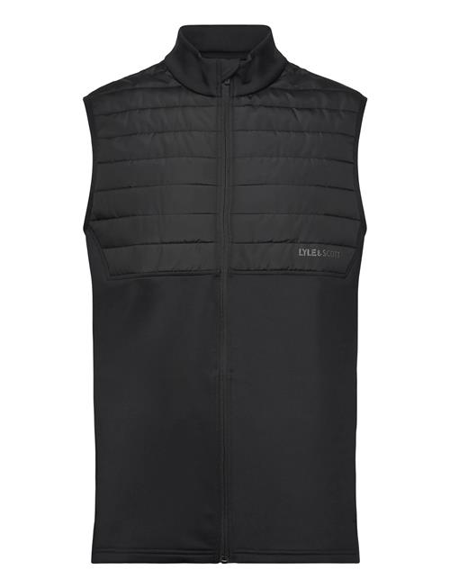 Golf Windjammer Full Zip Vest Lyle & Scott Sport Black