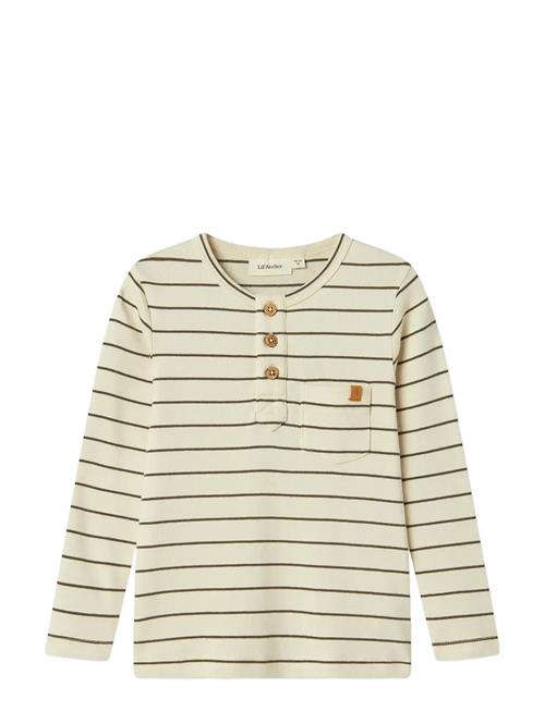 Nmmgeo Lim Ls Slim Top Lil Lil'Atelier Cream