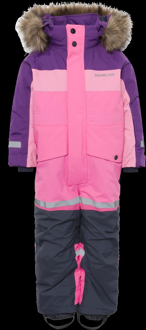 Didriksons Bjärven Kids 4 Overordnet Vinter Sweet Pink  Sweet pink-120 cm  Lyserød  120 cm  kvinde