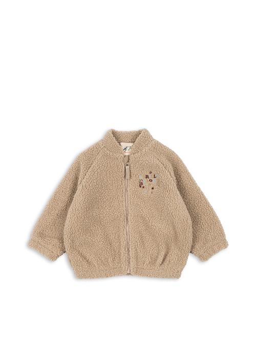 Konges Sløjd Jazz Teddy Bomber Jacket Grs Oxford Tan Jazz Teddy Bomber Jacket Grs Oxford Tan 18M  Brun  18 måneder  mand