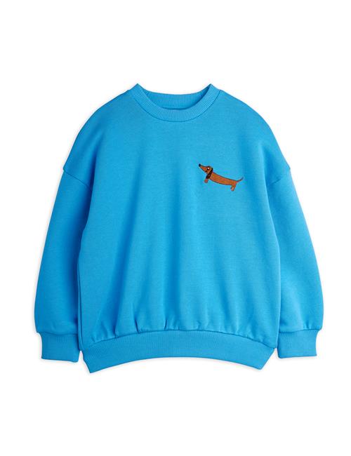 Mini Rodini GOTS Dog Sweatshirt Blue  Blue 128/134 cm  Blå  128/134 cm  mand