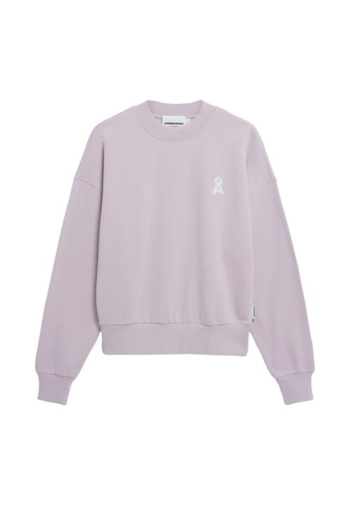 ARMEDANGELS Sweatshirt 'ALIZAA'  lyselilla / hvid