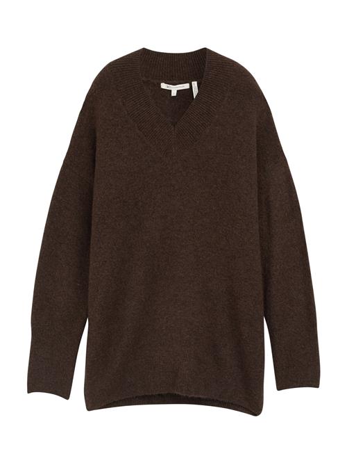 TOM TAILOR DENIM Pullover  mørkebrun