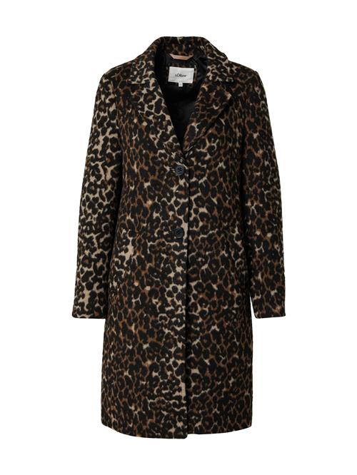 s.Oliver Overgangsfrakke  beige / brun / sort