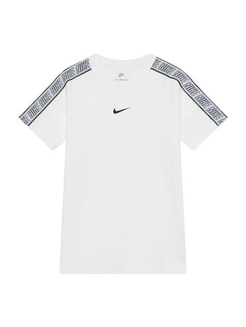 Nike Sportswear Shirts 'CLUB+POLY 2'  sølvgrå / sort / hvid