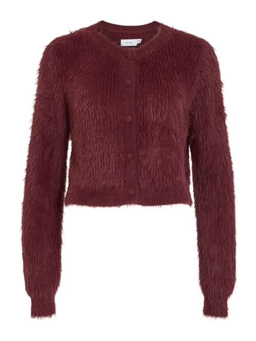 VILA Cardigan 'VIRegina'  rubinrød