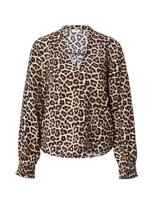 JDY Bluse 'JDYPEPPER'  beige / brun / sort