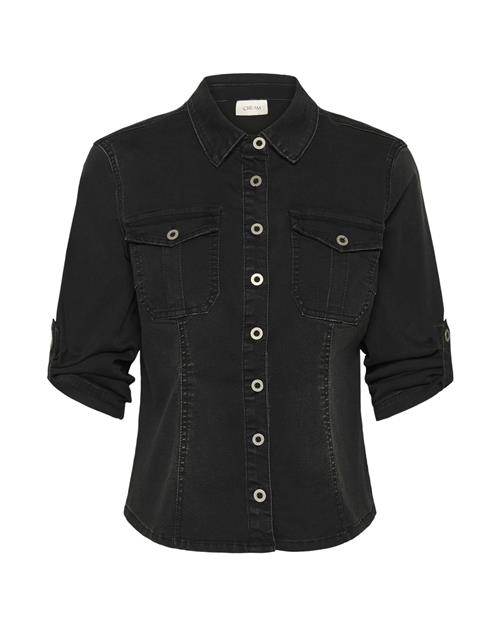 Cream Shirts  black denim