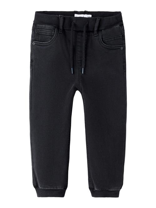 Se NAME IT Fleece Jeans Ben Baggy Black Denim hos SmartKidz