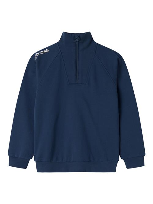 Se NAME IT Sweatshirt Half Zip Obie Insignia Blue hos SmartKidz