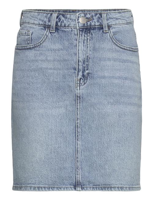 Se Vikaja Jaf Denim Skirt- Noos Vila Blue ved Booztlet