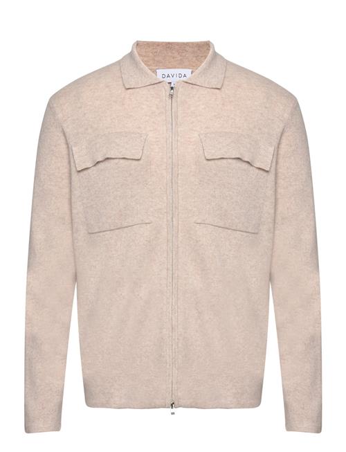 Se Man Collar Jacket Davida Cashmere Cream ved Booztlet
