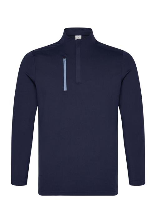 Se Puma X Ap Cloudspun Tech 1/4 Zip PUMA Golf Navy ved Booztlet
