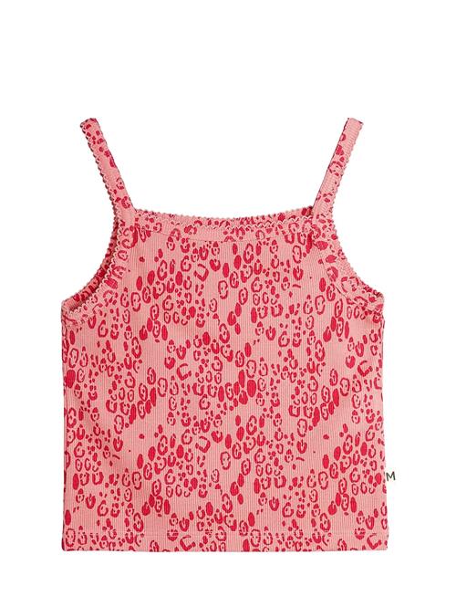 Mini Leopard Aop Tank Top Mini Rodini Pink