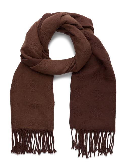 Se Scarf 70X180 GUESS Brown ved Booztlet