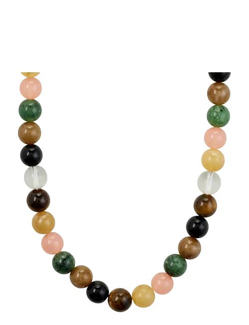 Unfold Necklace Silver-Plated/Multi Colour Pilgrim Patterned