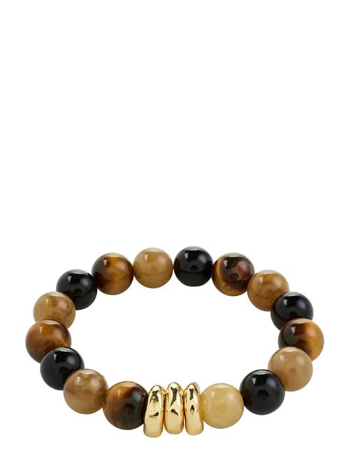 Unfold Bracelet Gold-Plated/Brown Pilgrim Brown