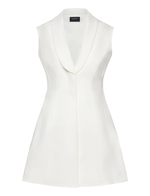 Destene Hourglass Mini Dress Bardot White